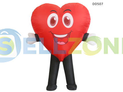 Φουσκωτή στολή "Καρδιά" για την ημέρα του Αγίου Βαλεντίνου και ρομαντικές περιστάσεις – DD507